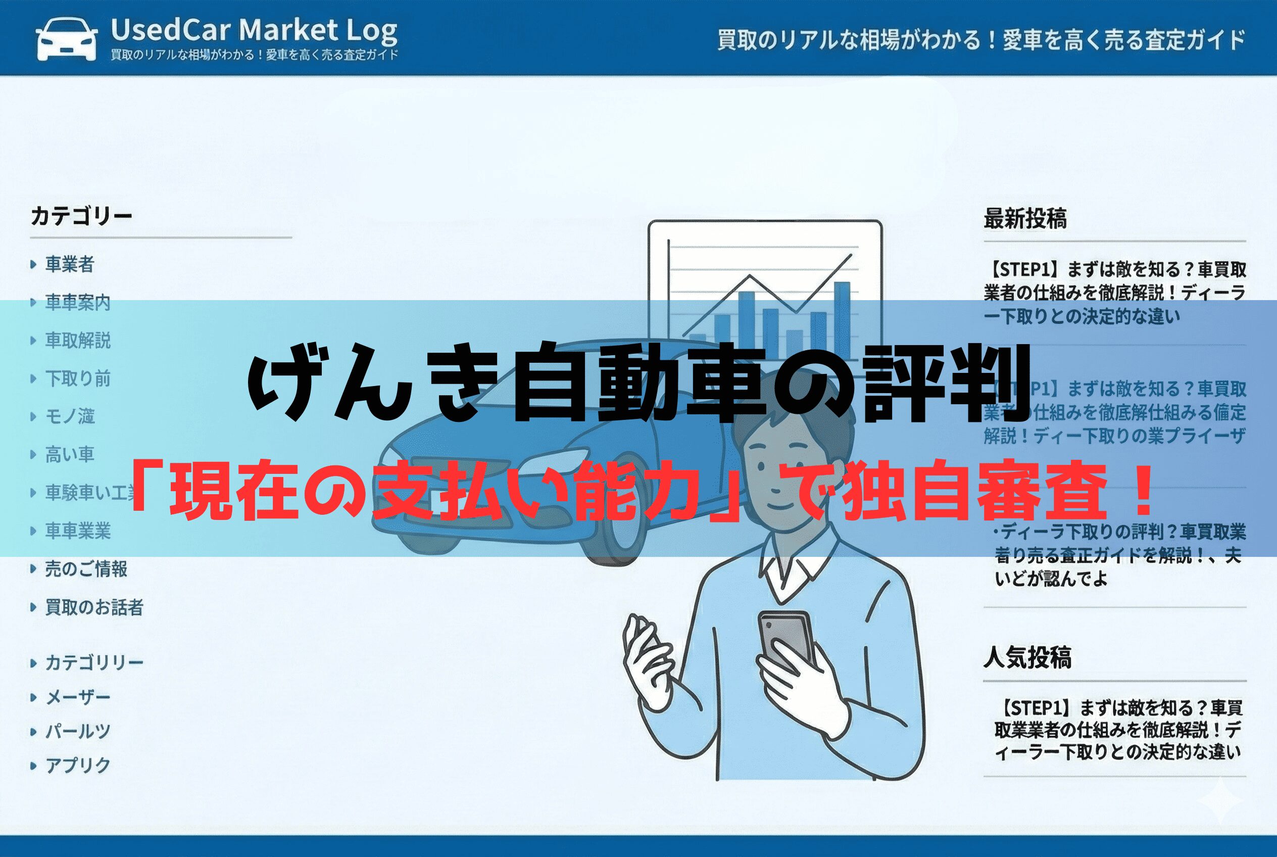 げんき自動車の評判は？自社ローン「84回払い」の仕組みと審査基準をプロが解説