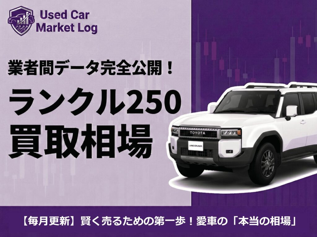 ランクル250 買取相場｜定価割れは本当？業者オークション実データで検証【2026年3月】