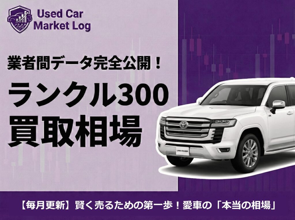 ランクル300 買取相場｜ZXディーゼルは1,200万円超！GR SPORTとの逆転現象を解説【2026年3月】