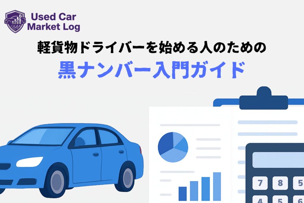 軽貨物ドライバーの開業準備｜黒ナンバー取得から車の調達方法まで完全ガイド