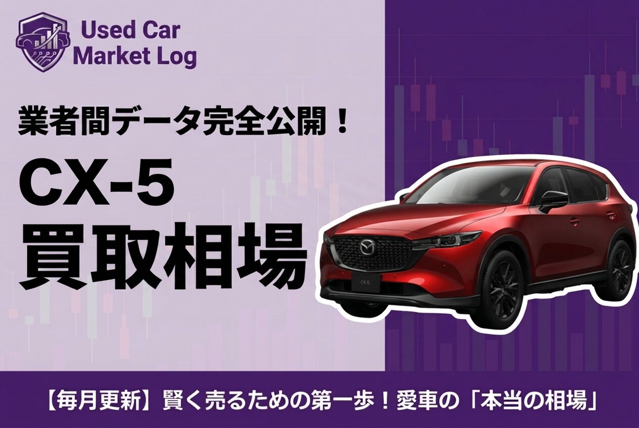 【2026年3月最新】CX-5買取相場｜KF系ディーゼルとガソリンの評価差を徹底解説！高く売る条件と最適業者