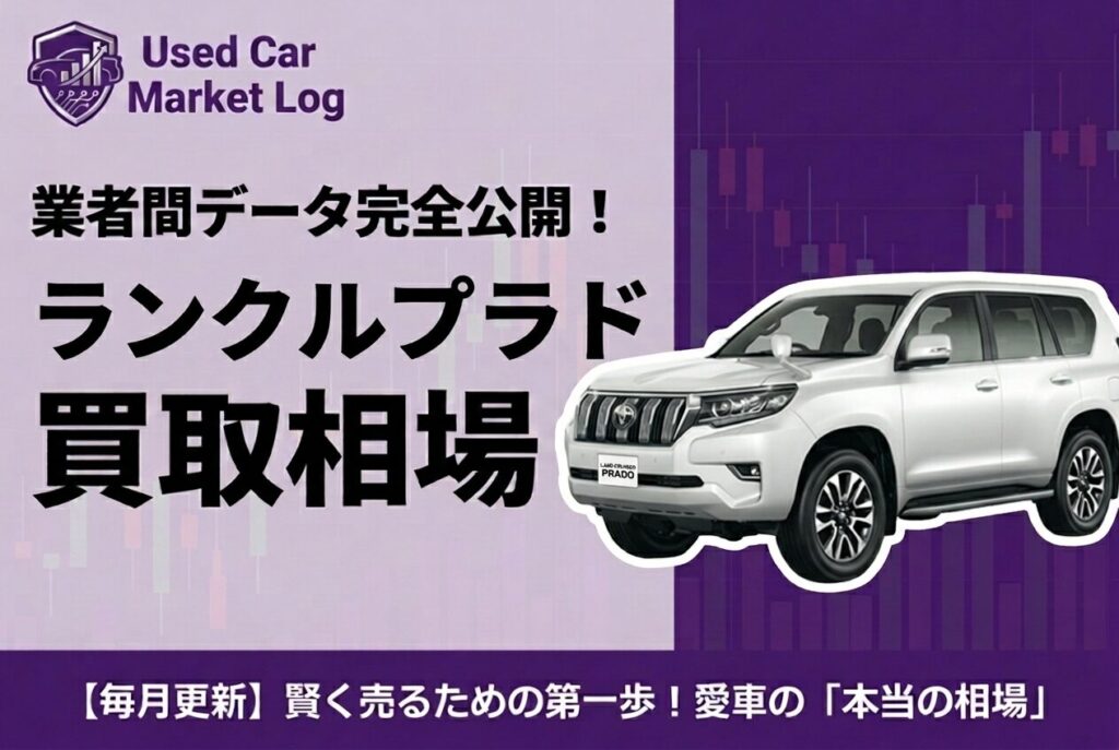 【2026年3月最新】ランクルプラド買取相場｜150系ディーゼル・ガソリン別の実勢価格と輸出高値で売る条件