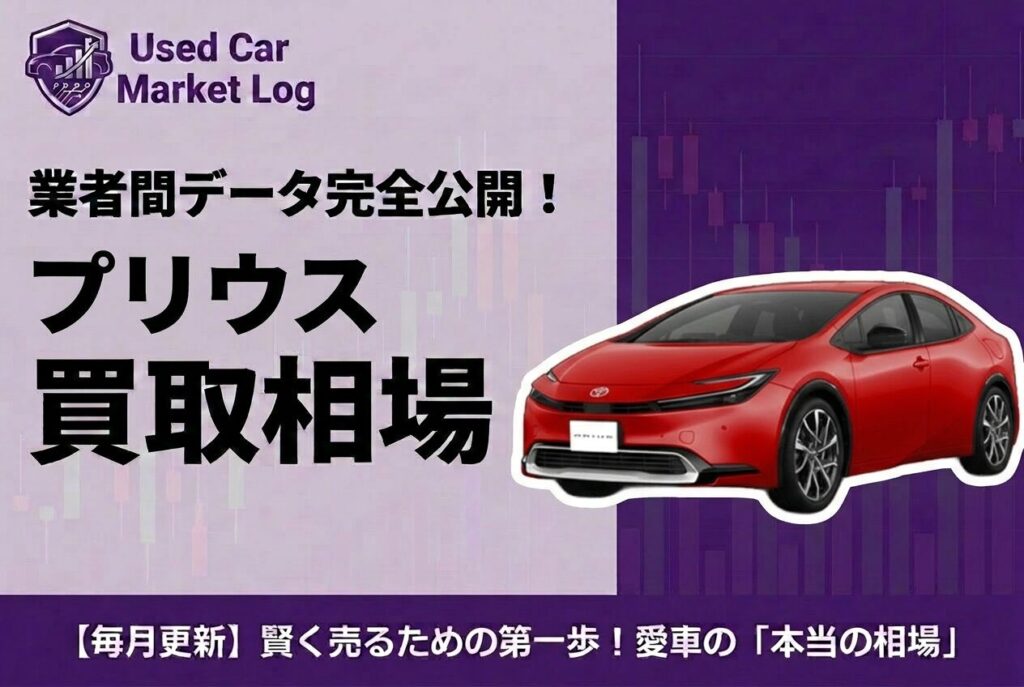 【2026年3月最新】プリウス買取相場｜60系・50系のグレード別実勢価格と高く売る条件