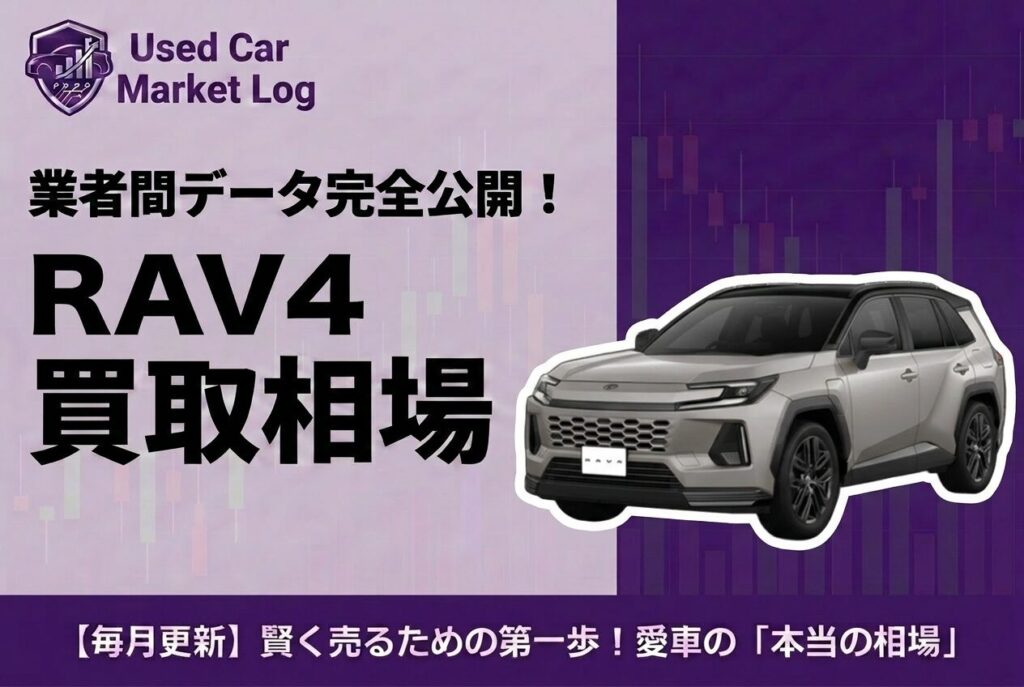 【2026年3月最新】RAV4買取相場｜50系アドベンチャー・ハイブリッドを輸出高値で売る条件と最適業者