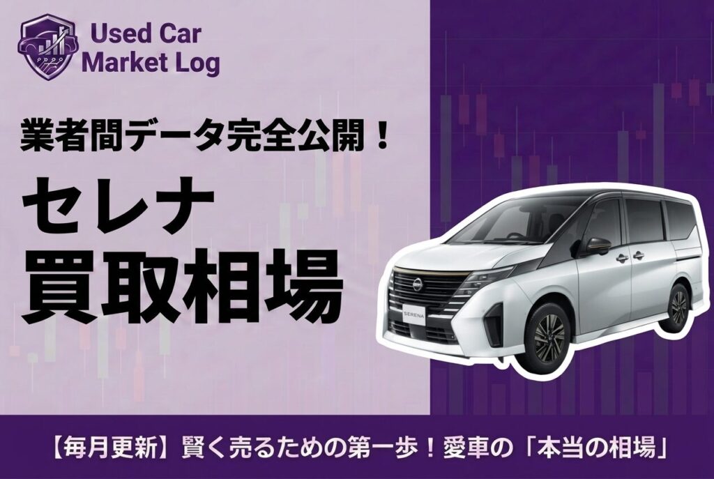 【2026年3月最新】セレナ買取相場｜C28型・C27型の年式別データと高く売るコツ