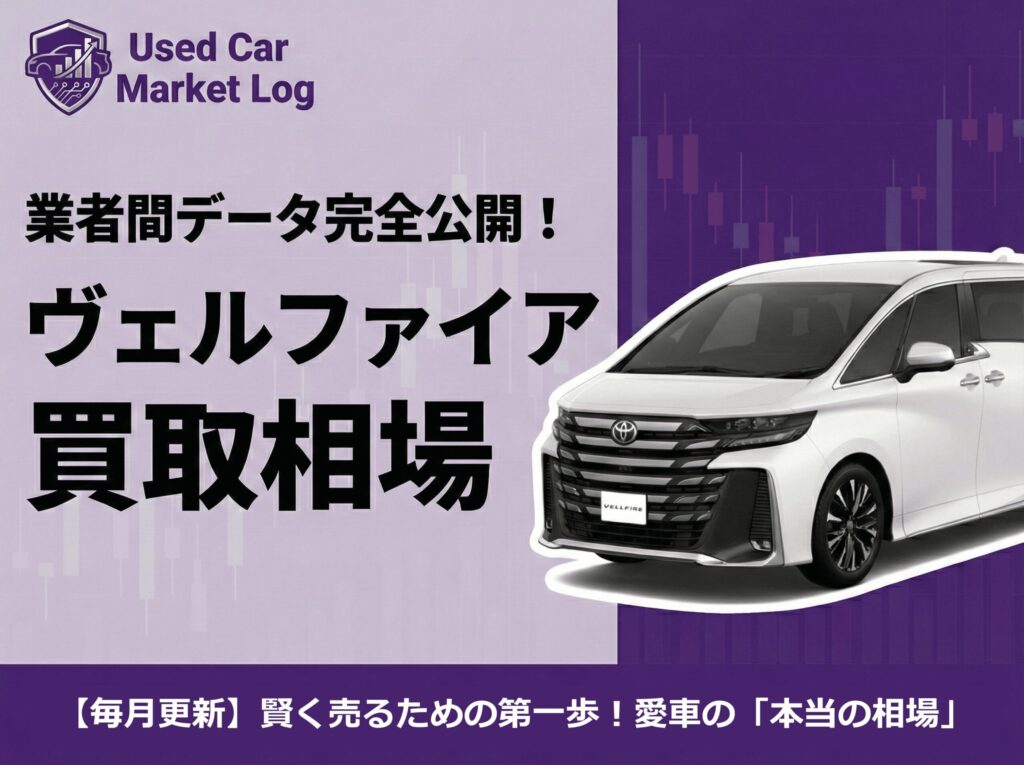【2026年3月最新】ヴェルファイア買取相場｜Zプレミア・30系の売り時と輸出高値条件