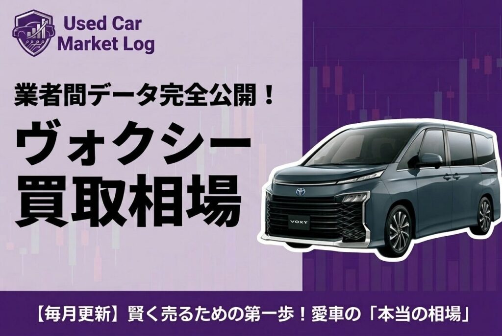 ヴォクシー買取相場｜90系ハイブリッドS-Zは453万円！煌IIIも255万円を維持【2026年3月】